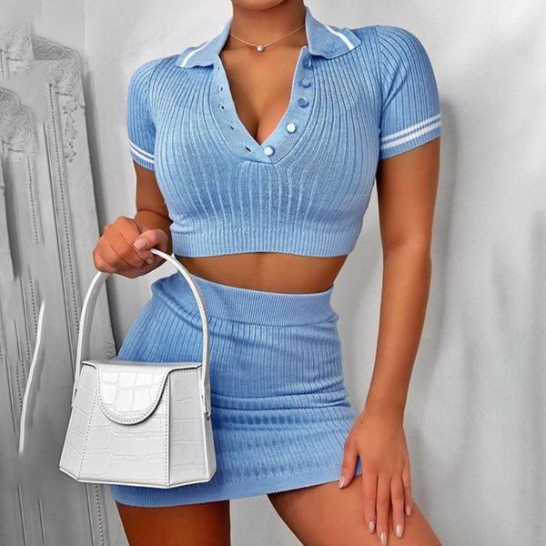 summer two piece set women sweater set short sleeve knit crop & mini bodycon skirt casual female two piece outfits, Gray
summer two piece set women sweater set short sleeve knit crop & mini bodycon skirt casual female two piece outfits, Gray
