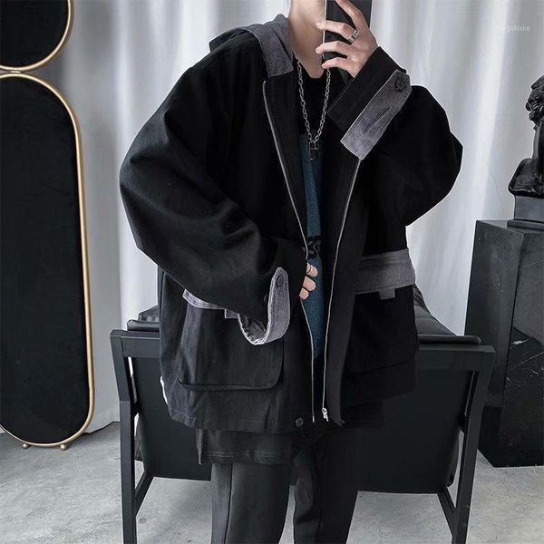 japanese streetwear men jacket casual loose fashion autumn plus size cardigan men jacket ropa hombre men's clothing db60jk1, Black;brown
japanese streetwear men jacket casual loose fashion autumn plus size cardigan men jacket ropa hombre men's clothing db60jk1, Black;brown