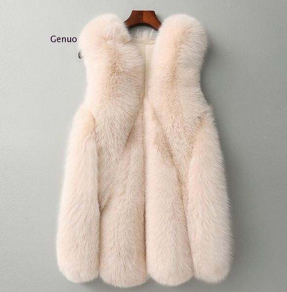 women's fur & faux arrival long vest fluffy jacket plus size women slim fake coats artificial gilet, Black
women's fur & faux arrival long vest fluffy jacket plus size women slim fake coats artificial gilet, Black