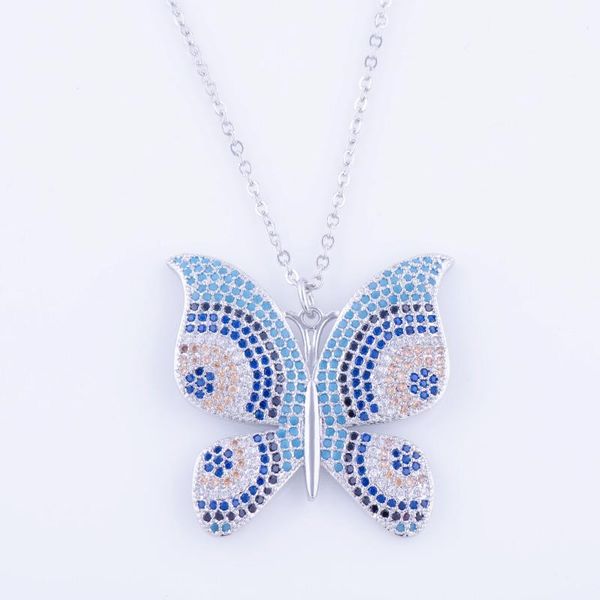 unique micro pave colorful zircon crystal butterfly necklace female bijoux cz animal charms long chain necklace women diy colar, Silver
unique micro pave colorful zircon crystal butterfly necklace female bijoux cz animal charms long chain necklace women diy colar, Silver