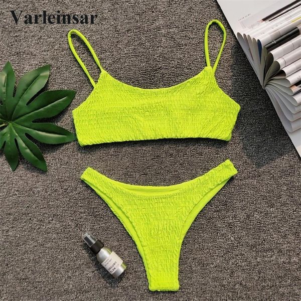 new neon green wrinkled bikini female swimsuit women swimwear two-pieces bikini set bather bathing suit swim v713g y200319, White;black
new neon green wrinkled bikini female swimsuit women swimwear two-pieces bikini set bather bathing suit swim v713g y200319, White;black