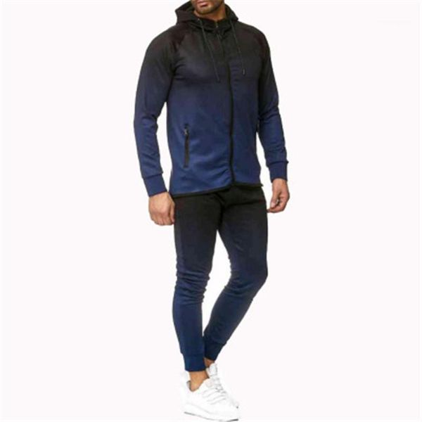 sets fashion trend long sleeve zipper hooded coats drawstring sports pants suits designer male casual 2pcs tracksuits man gradient winter, Gray
sets fashion trend long sleeve zipper hooded coats drawstring sports pants suits designer male casual 2pcs tracksuits man gradient winter, Gray