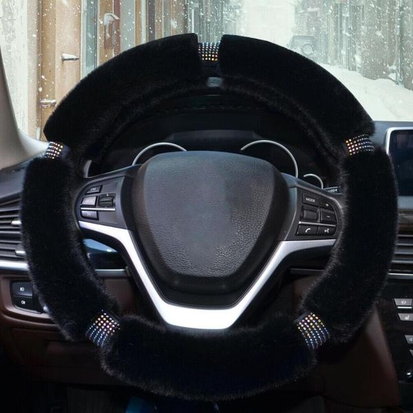 black fluffy steering wheel cover good grip car accessories for 15"/37-38cm universal warm soft fuzzy plush for winter newest
black fluffy steering wheel cover good grip car accessories for 15"/37-38cm universal warm soft fuzzy plush for winter newest
