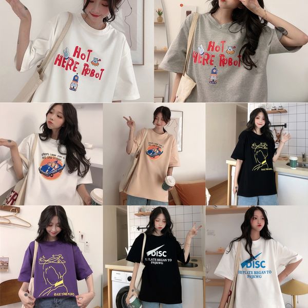cotton super cec homestay style student loose t- t- shirt women short sleeve cartoon 2020 new bottoming shirt ckvbh ckv, White
cotton super cec homestay style student loose t- t- shirt women short sleeve cartoon 2020 new bottoming shirt ckvbh ckv, White
