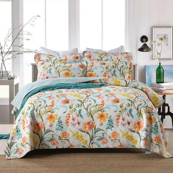20 patterns print bedspreads cotton quilt set 3pcs summer blanket bed cover pillowcase king queen size coverlet
20 patterns print bedspreads cotton quilt set 3pcs summer blanket bed cover pillowcase king queen size coverlet