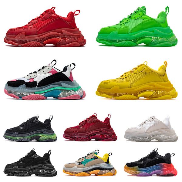 triple s fahsion luxurys designers shoes casual platform sneakers mens womens tripler étoile vintage brand dad trainers, Black
triple s fahsion luxurys designers shoes casual platform sneakers mens womens tripler étoile vintage brand dad trainers, Black