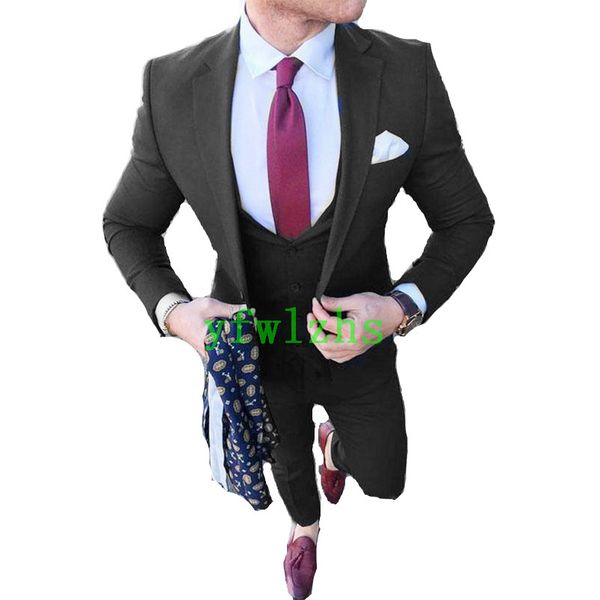 handsome one button groomsmen notch lapel groom tuxedos men suits wedding/prom/dinner man blazer(jacket+pants+tie+vest) w733, Black;gray
handsome one button groomsmen notch lapel groom tuxedos men suits wedding/prom/dinner man blazer(jacket+pants+tie+vest) w733, Black;gray