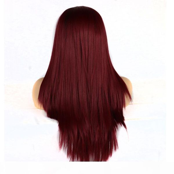 burgundy lace wig 180% density burgundy wine red glueless ombre straight wig heat resistant hair synthetic lace front wigs, Black
burgundy lace wig 180% density burgundy wine red glueless ombre straight wig heat resistant hair synthetic lace front wigs, Black