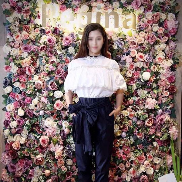 high qualaity 40*60cm artificial flower wall milan turf wedding l wedding background decoration rose hydrangea luxury diy
high qualaity 40*60cm artificial flower wall milan turf wedding l wedding background decoration rose hydrangea luxury diy