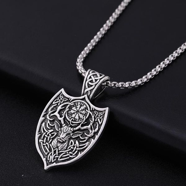 pendant necklaces dawapara shield amulet protect health necklace wicca viking men jewelry alloy boyfriend gift, Silver
pendant necklaces dawapara shield amulet protect health necklace wicca viking men jewelry alloy boyfriend gift, Silver