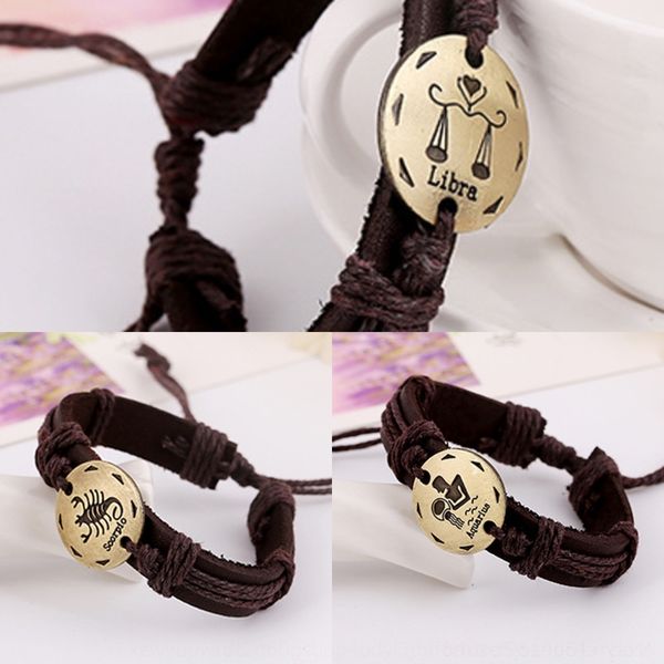 oltss регулируемых y0obs созвездий коровьей мужчины кожаного браслета простого ткачество персонализированных аксессуары браслета для кожи 12, Golden;silver
oltss регулируемых y0obs созвездий коровьей мужчины кожаного браслета простого ткачество персонализированных аксессуары браслета для кожи 12, Golden;silver