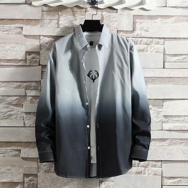 hong kong style shirt men's long-sleeved korean style trendy handsome shirt jacket harajuku style autumn, White;black
hong kong style shirt men's long-sleeved korean style trendy handsome shirt jacket harajuku style autumn, White;black