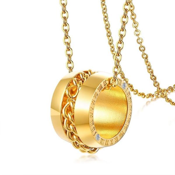pendant necklaces zorcvens cz stone roman numeral choker for women gold color stainless steel round charm necklace female, Silver
pendant necklaces zorcvens cz stone roman numeral choker for women gold color stainless steel round charm necklace female, Silver
