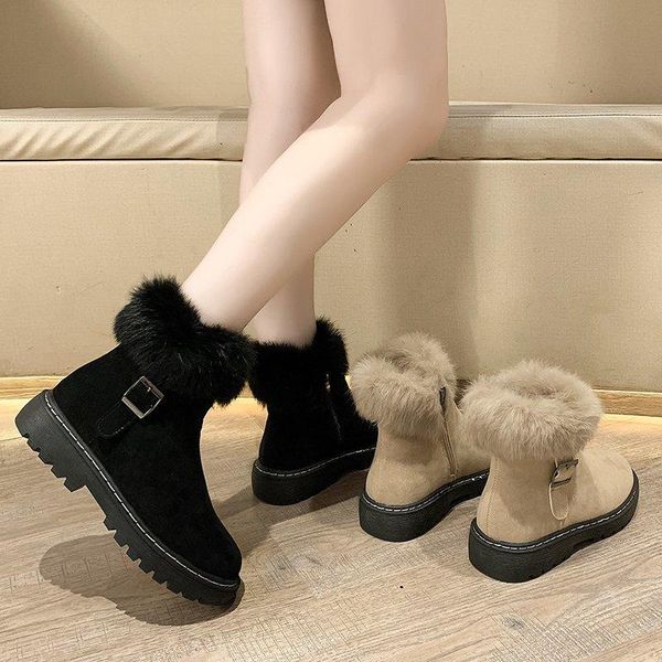 new 2021 women boots shoes winter ankle snow boots zipper fur warm woman female botas mujer cozy casual shoes, Black
new 2021 women boots shoes winter ankle snow boots zipper fur warm woman female botas mujer cozy casual shoes, Black
