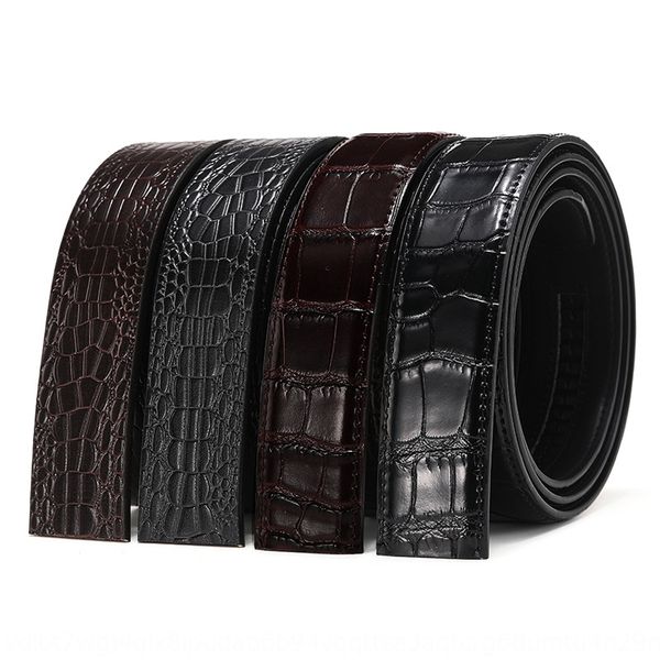 men's crocodile real body automaticheadless strip men's business no button belt with leather belt avap4, Black;brown
men's crocodile real body automaticheadless strip men's business no button belt with leather belt avap4, Black;brown