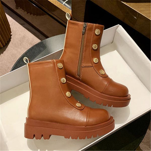 women's 2021 new shoes fall british style thick leather short soles fashion mujer black boots gclq
women's 2021 new shoes fall british style thick leather short soles fashion mujer black boots gclq