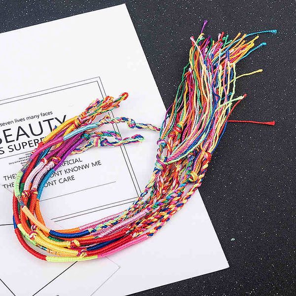 10pcs/sets colorful rainbow mix braid bracelets women girls jewelry gift diy charm handmade rope bangles random, Golden;silver
10pcs/sets colorful rainbow mix braid bracelets women girls jewelry gift diy charm handmade rope bangles random, Golden;silver