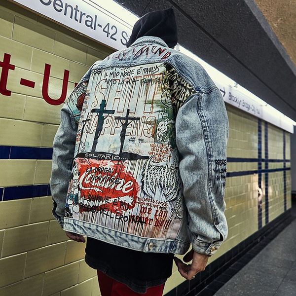 devil hand painted printing men jeans denim jacket cartoon graffiti print loose coats vintage hip hop fashion jacket 201116, Black;brown
devil hand painted printing men jeans denim jacket cartoon graffiti print loose coats vintage hip hop fashion jacket 201116, Black;brown