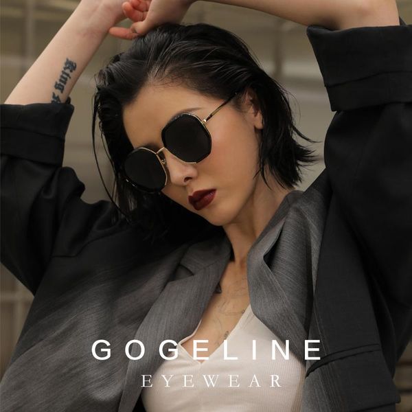 gogeline polarized sunglasses women designer glasses driving polygon metal sun glasses uv400 feminino, White;black 
gogeline polarized sunglasses women designer glasses driving polygon metal sun glasses uv400 feminino, White;black