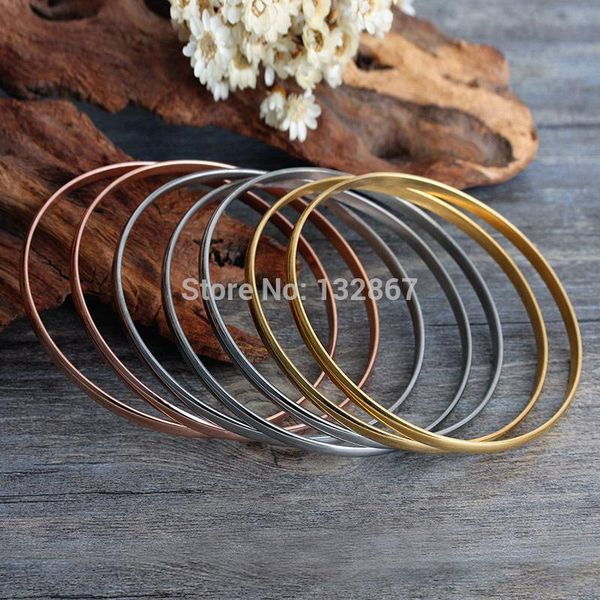 7pcs/set gold/rose gold fashion bangle stainless steel bracelet 4*65mm, Black 
7pcs/set gold/rose gold fashion bangle stainless steel bracelet 4*65mm, Black