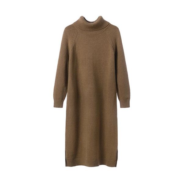 autumn winter women dress basic turtleneck pullover sweater slim fit knitted long midi dress ribbedvestidos feminino, Black;gray
autumn winter women dress basic turtleneck pullover sweater slim fit knitted long midi dress ribbedvestidos feminino, Black;gray