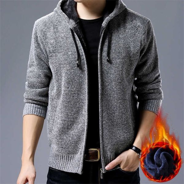autumn winter men warm cardigan sweatercoat men fleece hooded sweater male casual knit hoody sweatshirt man outwear sweater 201022, White;black
autumn winter men warm cardigan sweatercoat men fleece hooded sweater male casual knit hoody sweatshirt man outwear sweater 201022, White;black
