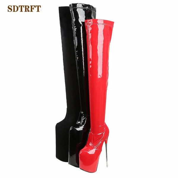 sdtrft 20cm ultra thin high heels over the knee boots platform botas mujer ladies cosplay pumps women motorcycle shoes, Black
sdtrft 20cm ultra thin high heels over the knee boots platform botas mujer ladies cosplay pumps women motorcycle shoes, Black