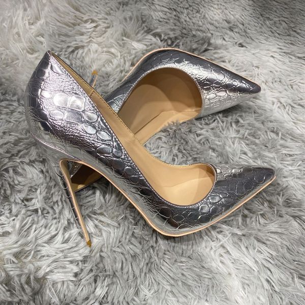 fashion women lady silver stone grain leather poined toes high heels shoes wedding pumps shoes 12cm 10cm big size, Black
fashion women lady silver stone grain leather poined toes high heels shoes wedding pumps shoes 12cm 10cm big size, Black