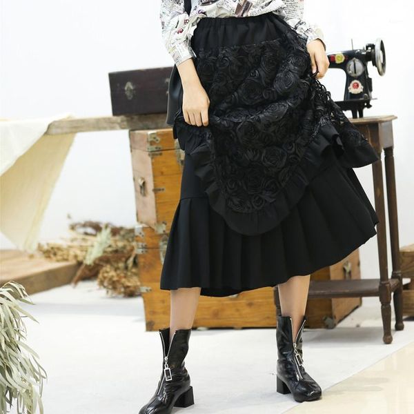 black splice flower embroidered mid-length skirt women 2020 new spring vintage loose a-line irregular skirt tide v2941
black splice flower embroidered mid-length skirt women 2020 new spring vintage loose a-line irregular skirt tide v2941