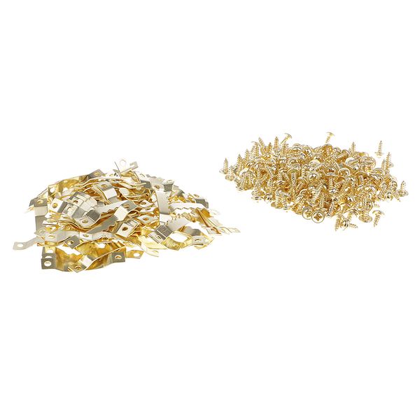 100 pieces heavy duty golden saw tooth sawtooth hanger hanging picture p oil painting mirror frame hanger hook with screws art canvas
100 pieces heavy duty golden saw tooth sawtooth hanger hanging picture p oil painting mirror frame hanger hook with screws art canvas