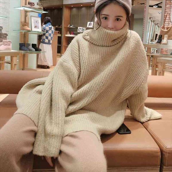 winter womens thicken turtleneck sweater kawaii sweet girl overszied korean knitted sweater casual warm loose tunics pullovers, White;black
winter womens thicken turtleneck sweater kawaii sweet girl overszied korean knitted sweater casual warm loose tunics pullovers, White;black