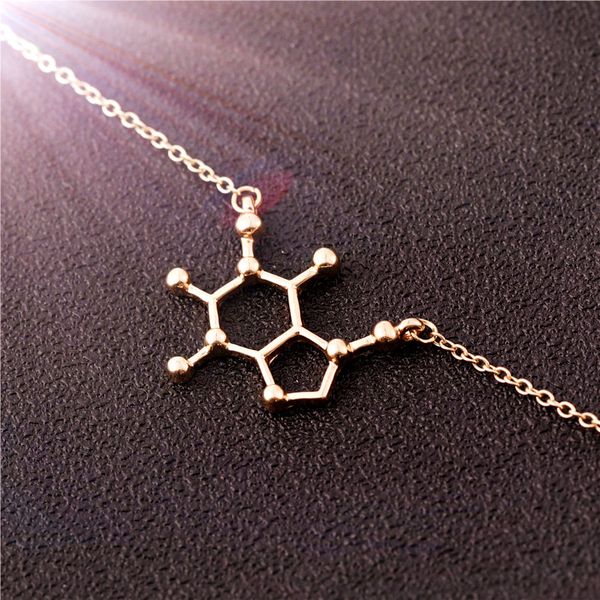 10pcs geometry caffeine molecule necklace chemical molecules pendant necklace science structure chemistry necklaces for nurse jewelry, Silver
10pcs geometry caffeine molecule necklace chemical molecules pendant necklace science structure chemistry necklaces for nurse jewelry, Silver