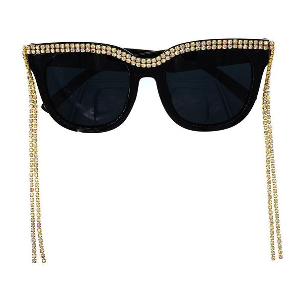 sunglasses brand 2021 fashion cat eye sun glasses for women female diamond tassel decoration eyewear party, White;black
sunglasses brand 2021 fashion cat eye sun glasses for women female diamond tassel decoration eyewear party, White;black