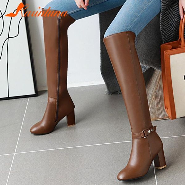 boots female shoes 2021 brand fashionable leisure plus size 33-45 buckle straps knee high round toe thick heels, Black
boots female shoes 2021 brand fashionable leisure plus size 33-45 buckle straps knee high round toe thick heels, Black