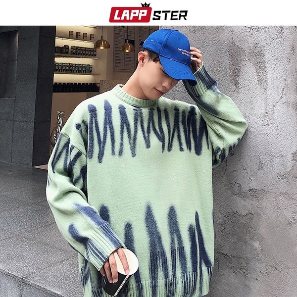 lappster men korean fashions sweaters pullovers mens streetwear fashions oversized knitted sweater autumn oversized 201130, White;black
lappster men korean fashions sweaters pullovers mens streetwear fashions oversized knitted sweater autumn oversized 201130, White;black