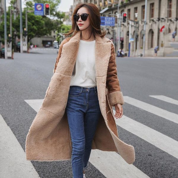 fashion camel lapels long sleeve single-breasted fur one plus woman deer velvet coat casual fashion tide winter jacket new td2791, Black
fashion camel lapels long sleeve single-breasted fur one plus woman deer velvet coat casual fashion tide winter jacket new td2791, Black