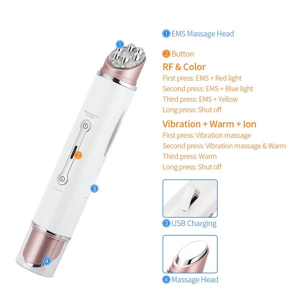 rf ems face lifting beauty pen massage pen eye bag remove desalination eye cream import instrument pn double head device
rf ems face lifting beauty pen massage pen eye bag remove desalination eye cream import instrument pn double head device