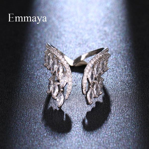 cluster rings emmaya adorable zirconia ring punk style angle wing appearance dazzling design for women ajustable jewelry party fashion gift, Golden;silver
cluster rings emmaya adorable zirconia ring punk style angle wing appearance dazzling design for women ajustable jewelry party fashion gift, Golden;silver