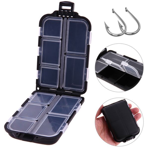 10 compartment storage fishing box plastic fishing bait spoon hook bait box gadget box rectangular fish hook dropshipping
10 compartment storage fishing box plastic fishing bait spoon hook bait box gadget box rectangular fish hook dropshipping