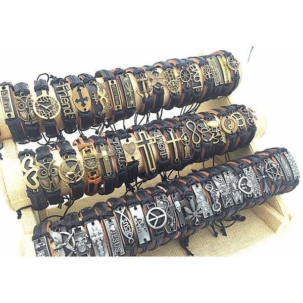 wholesale 100pcs/lot mix style metal leather cuff charm bracelets for men's women's jewel wmthvx footballshoe, Golden;silver
wholesale 100pcs/lot mix style metal leather cuff charm bracelets for men's women's jewel wmthvx footballshoe, Golden;silver