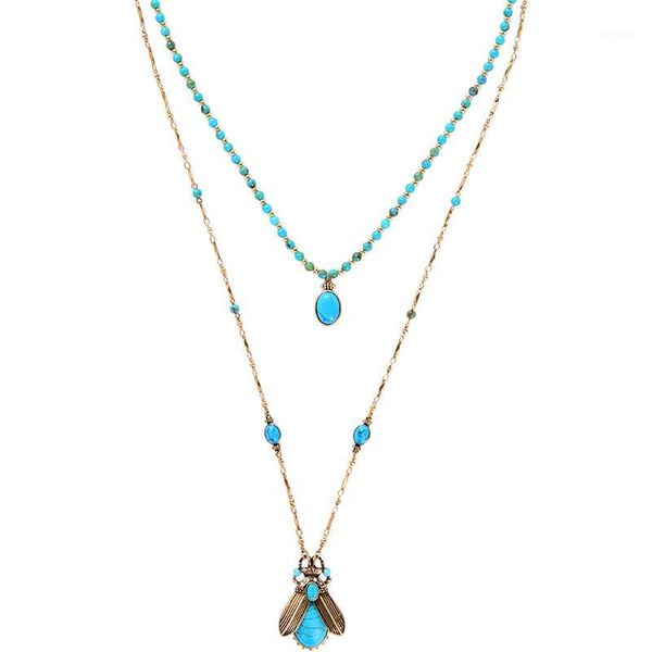 chokers fashion jewelry accessories vintage gold metal blue stone insect necklace1, Golden;silver
chokers fashion jewelry accessories vintage gold metal blue stone insect necklace1, Golden;silver