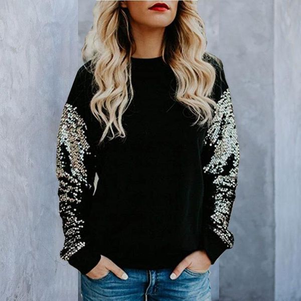 sequin long sleeve hoodies woman sweatshirt pullover 2020 autumn winter sweatshirt woman hoodies clothes, Black
sequin long sleeve hoodies woman sweatshirt pullover 2020 autumn winter sweatshirt woman hoodies clothes, Black