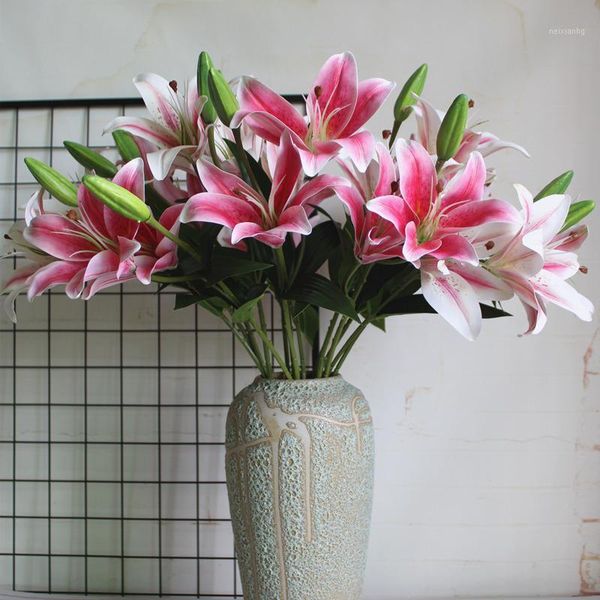 decorative flowers & wreaths 3d printing lily flower for home table wedding decoration plastic fake flores artificiais 3heads/branch1
decorative flowers & wreaths 3d printing lily flower for home table wedding decoration plastic fake flores artificiais 3heads/branch1