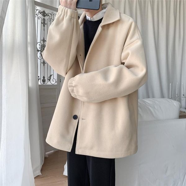 2020 autumn and winter new style woolen coat students relaxed casual large size jacket male, Black
2020 autumn and winter new style woolen coat students relaxed casual large size jacket male, Black