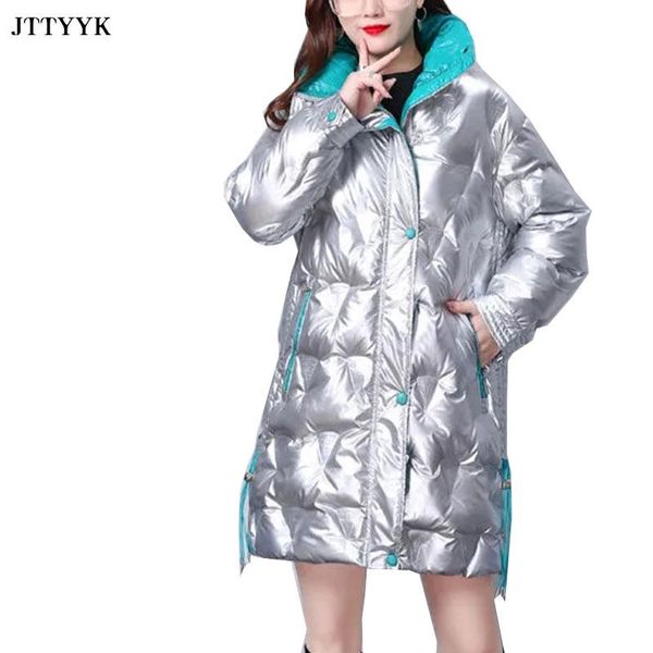 2021 winter colorful bright face down cotton jacket womens long stand collar stitching coat thick warm casual cotton coats women, Black
2021 winter colorful bright face down cotton jacket womens long stand collar stitching coat thick warm casual cotton coats women, Black