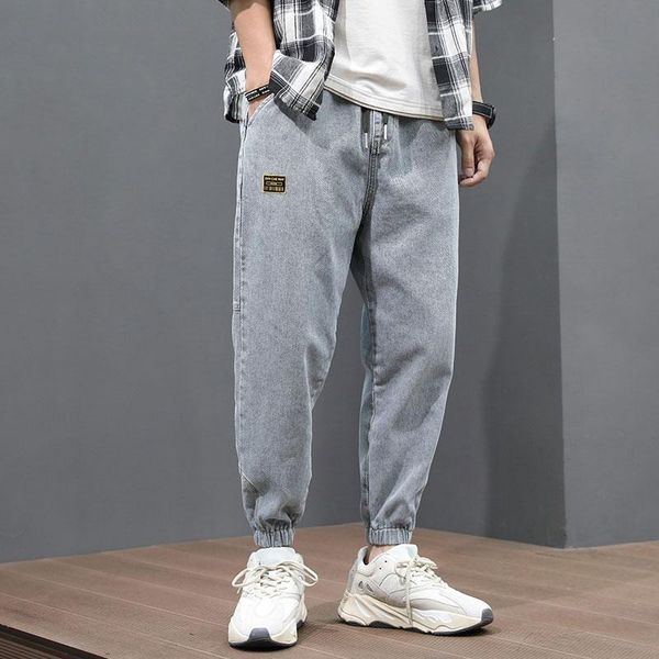 korean fashion men jeans loose fit light blue gray denim cargo pants spliced designer joggers harem trousers hip hop jeans men
korean fashion men jeans loose fit light blue gray denim cargo pants spliced designer joggers harem trousers hip hop jeans men