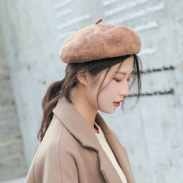 lady spring winter berets hat painter style hat women wool vintage berets solid color caps female bonnet warm walking cap new, Blue;gray
lady spring winter berets hat painter style hat women wool vintage berets solid color caps female bonnet warm walking cap new, Blue;gray