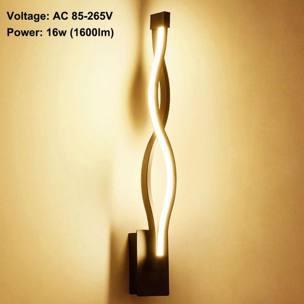 led wall lamps modern minimalist black living room bedroom bedside light 16w led sconce lamp warm white/cold white light
led wall lamps modern minimalist black living room bedroom bedside light 16w led sconce lamp warm white/cold white light