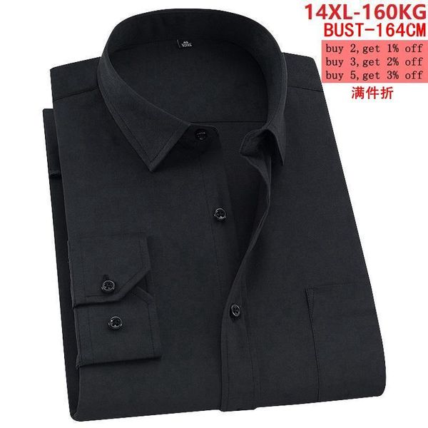 men's large size business shirt long sleeve lapel stripe single breasted 10xl 11xl 12xl 13xl 14xl black blue white 7xl 8xl 9xl1, White;black
men's large size business shirt long sleeve lapel stripe single breasted 10xl 11xl 12xl 13xl 14xl black blue white 7xl 8xl 9xl1, White;black