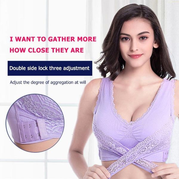 women solid color gathered sports bra lace front cross buckle wireless sport underwear, White;black
women solid color gathered sports bra lace front cross buckle wireless sport underwear, White;black